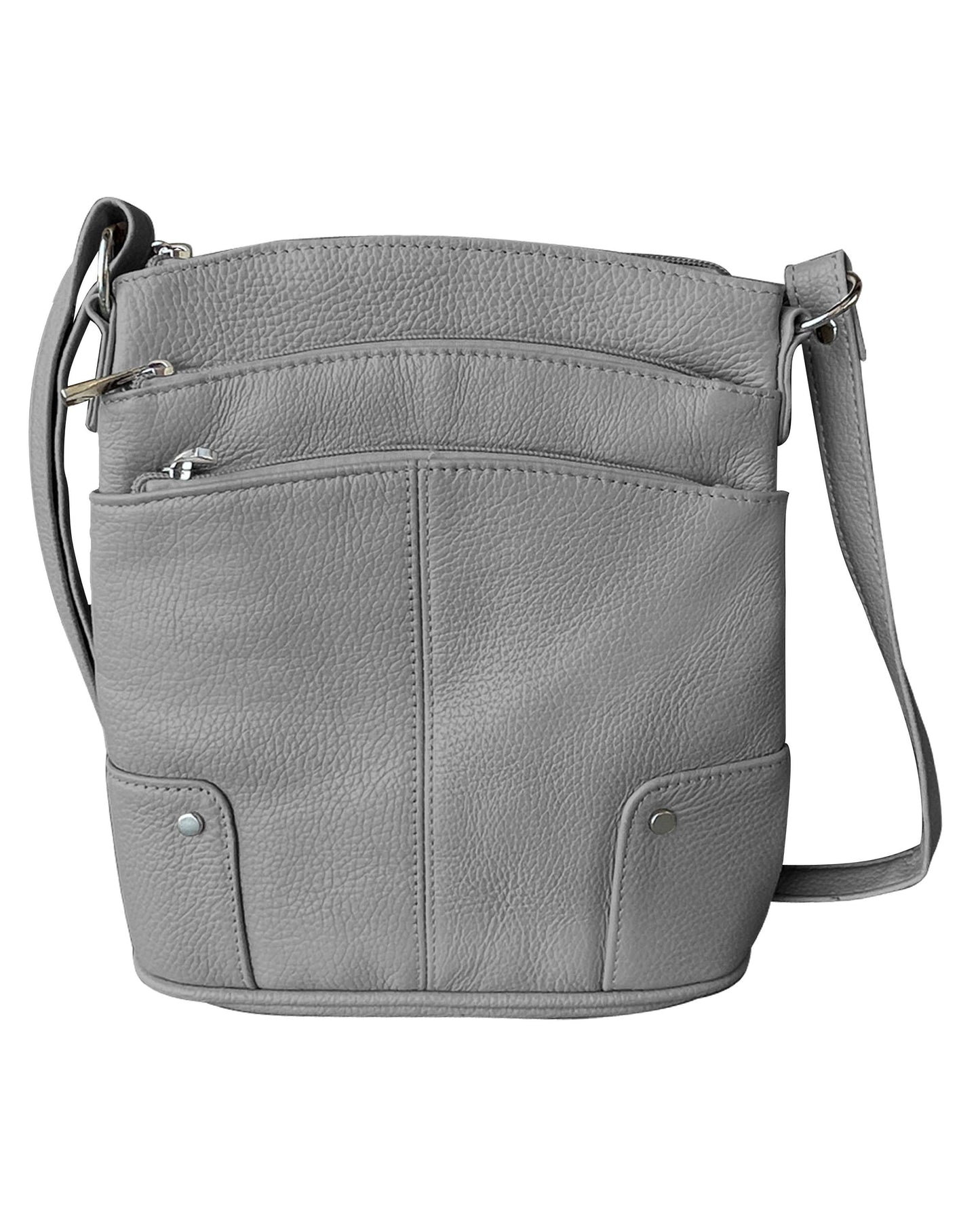 W011 cowhide leather crossbody