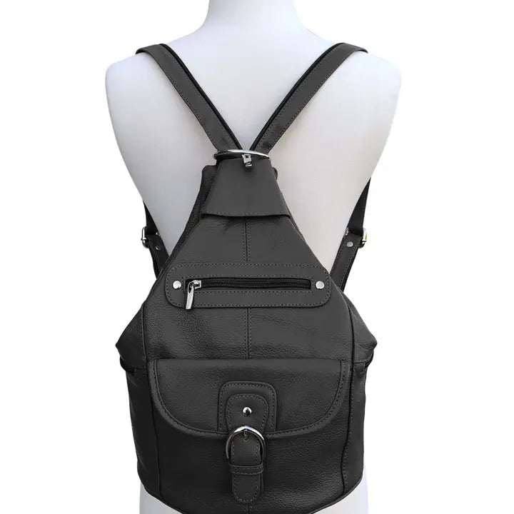 Leather Back Pack