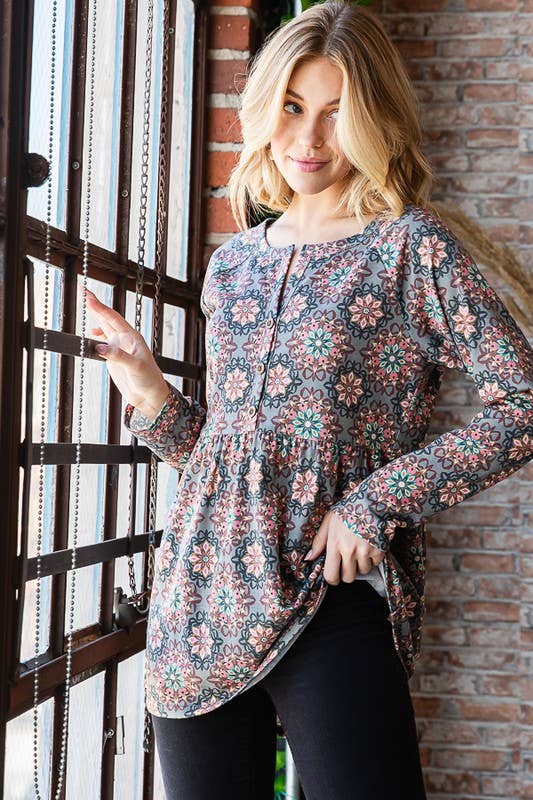 ET6755-24 BABYDOLL TOP