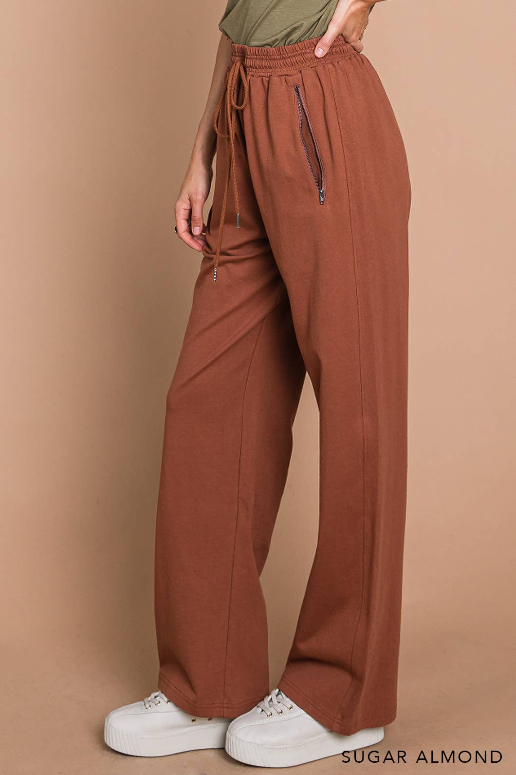 Vintage Washed Women's Cotton Terry Pants