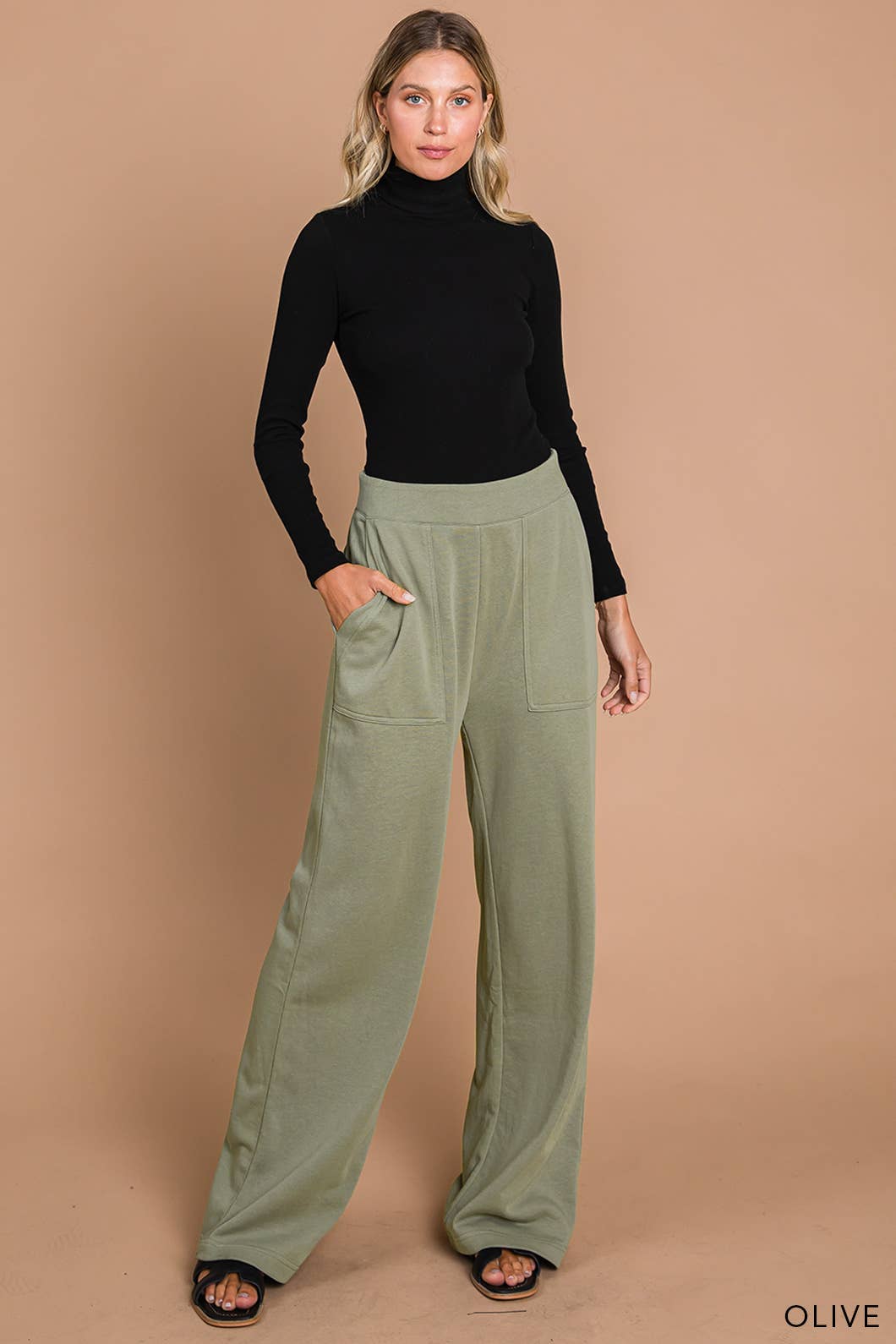 French Terry Washed Women's Pants