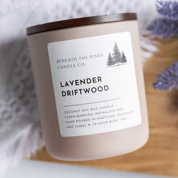 Beneath the Pines Candle Co. - Lavender Driftwood