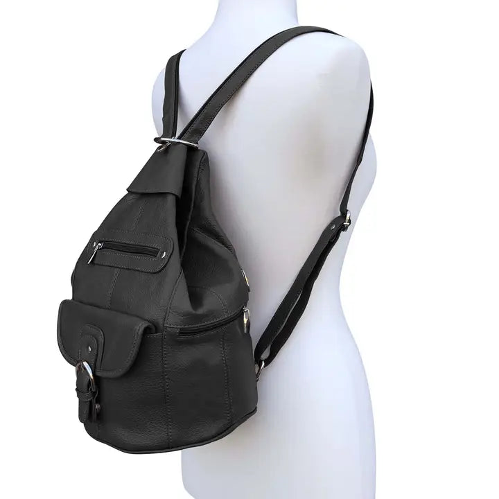 Leather Back Pack