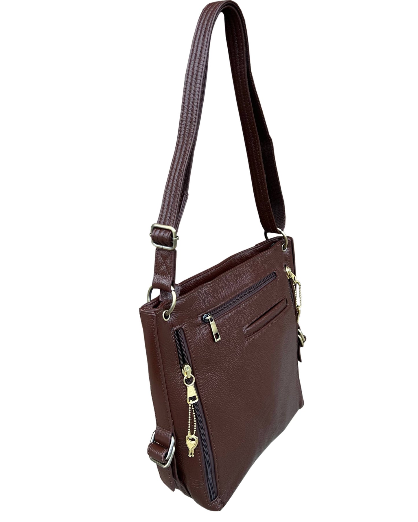 Cowhide Leather Crossbody Shoulder Bag