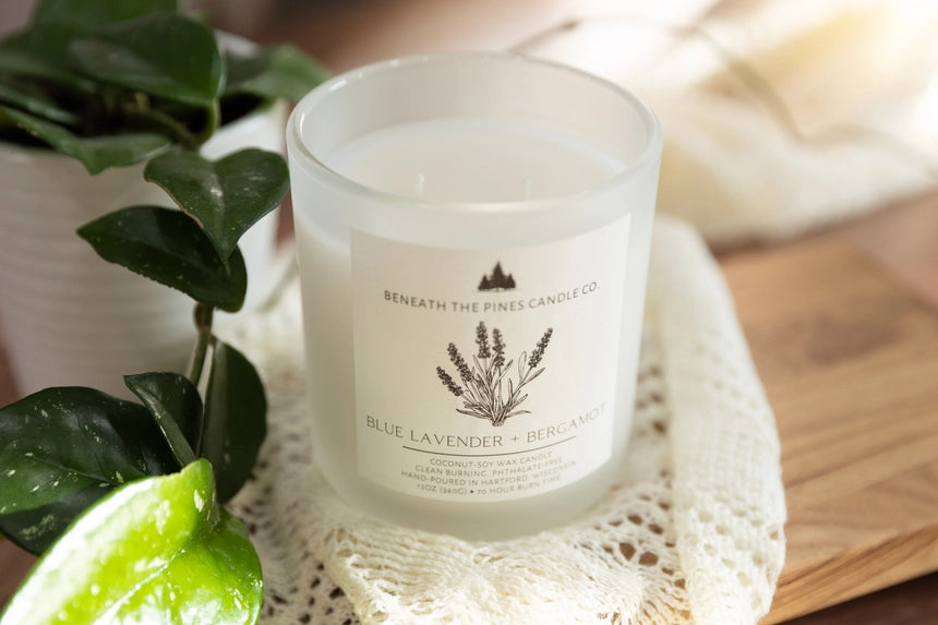 Beneath the Pines Candle Co. - Blue Lavender + Bergamot