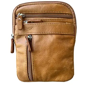 Cowhide Leather Convertible Crossbody
