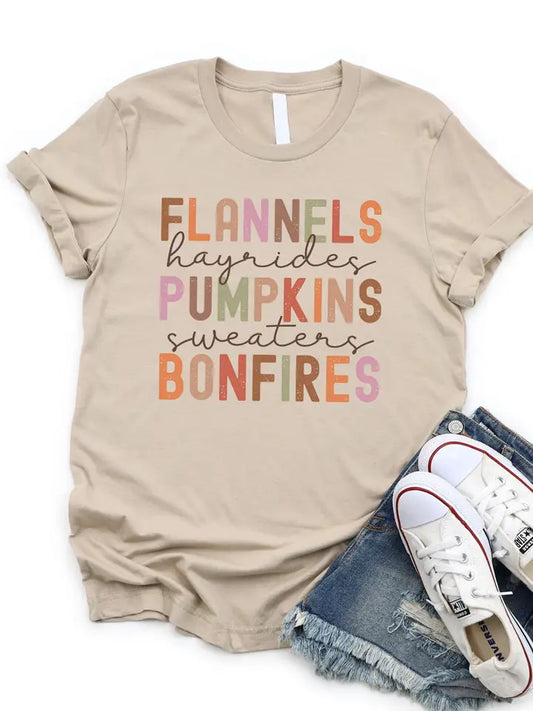 Flannel/Fall Graphic Tee