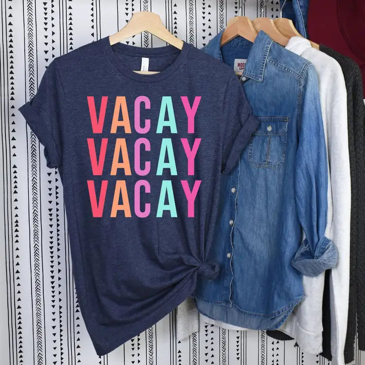 Vaycay Colorful Graphic Tee