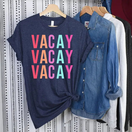 Vaycay Colorful Graphic Tee