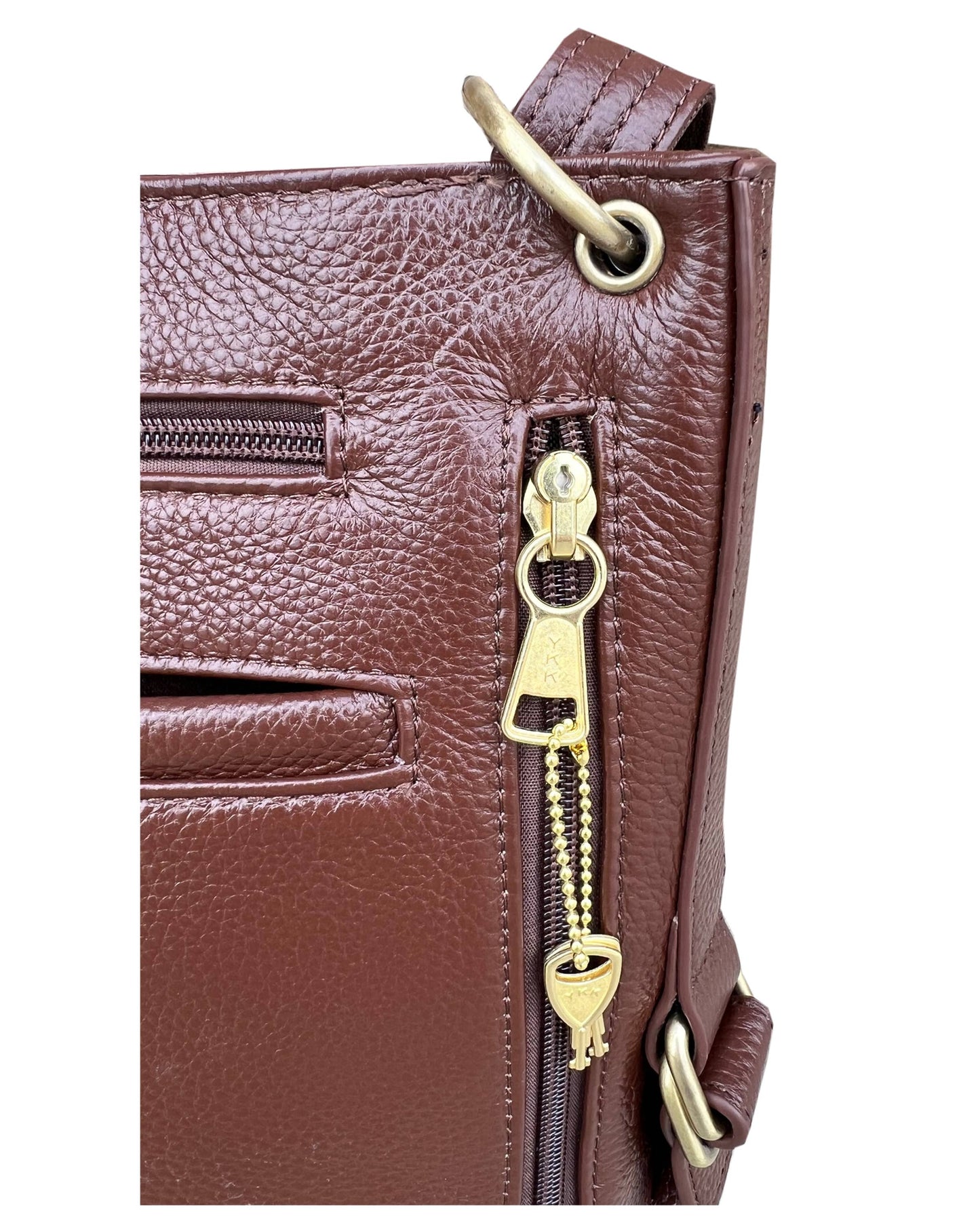 Cowhide Leather Crossbody Shoulder Bag