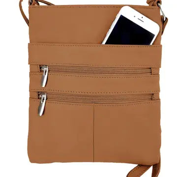 Cowhide Leather Crossbody Bag