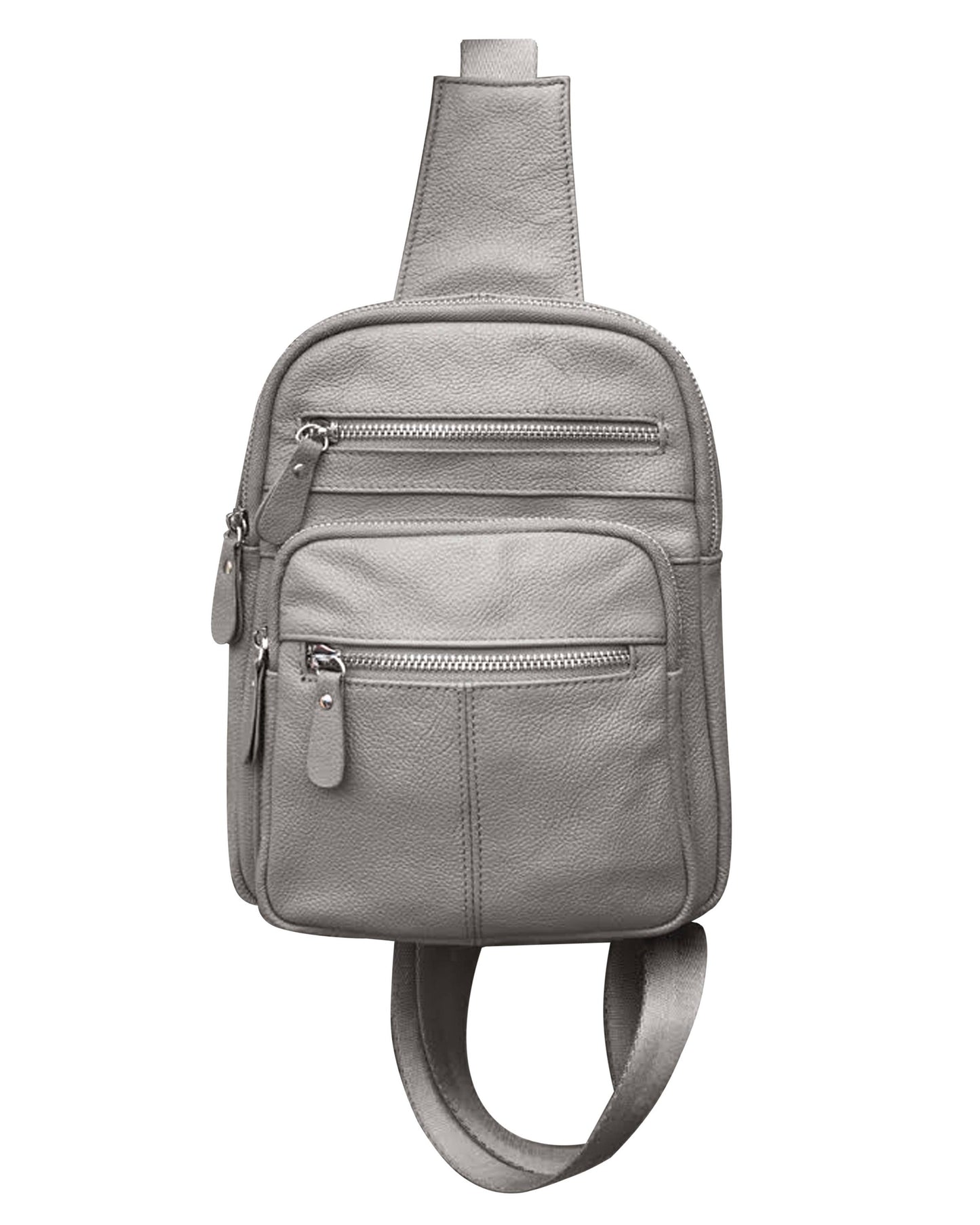 Cowhide Leather Sling Backpack