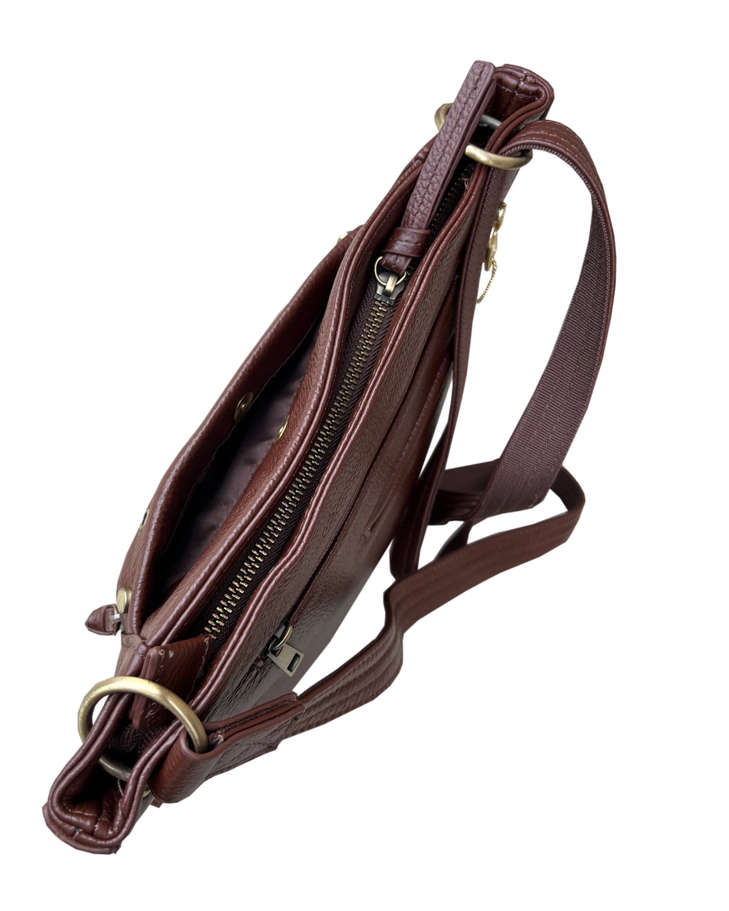 Cowhide Leather Crossbody Shoulder Bag