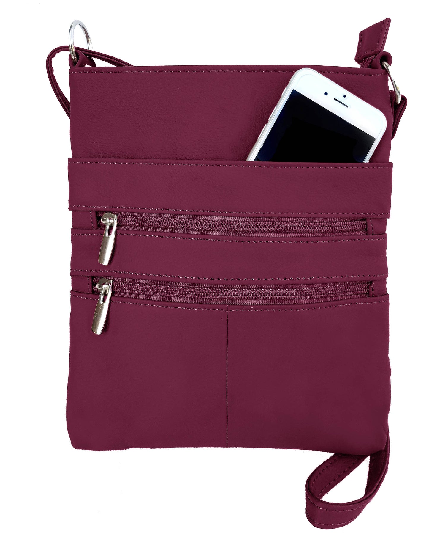 Cowhide Leather Crossbody Bag