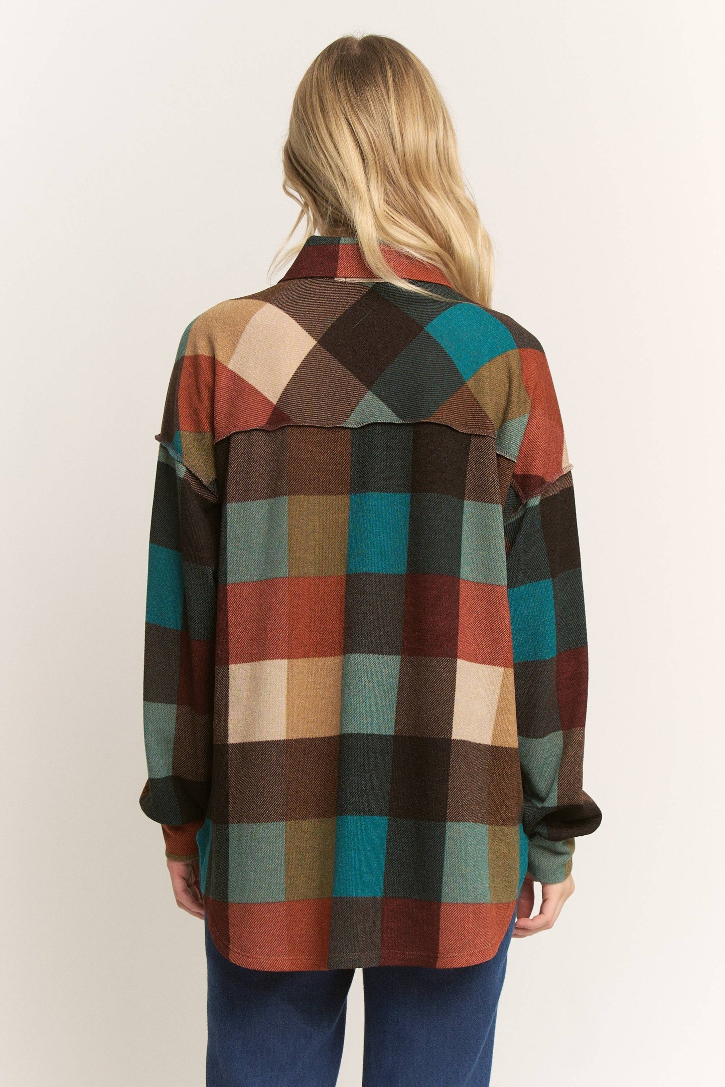 Chunky Plaid Button Up Shirt