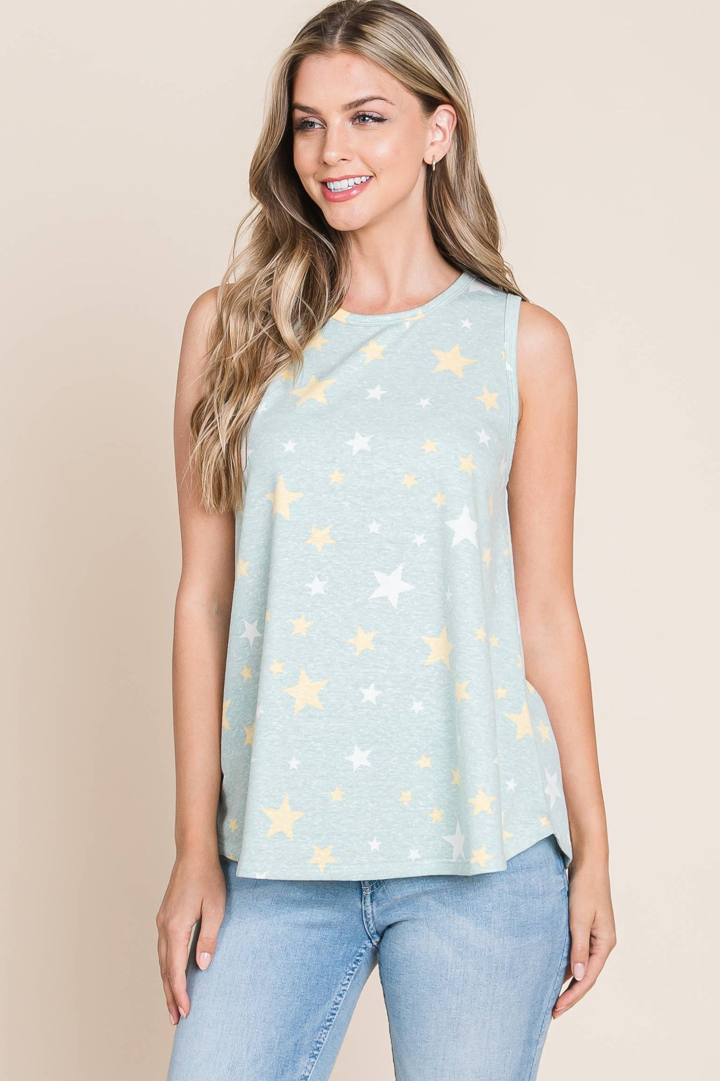 Star Print Swing Tank