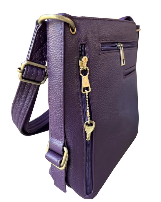 Cowhide Leather Crossbody Shoulder Bag