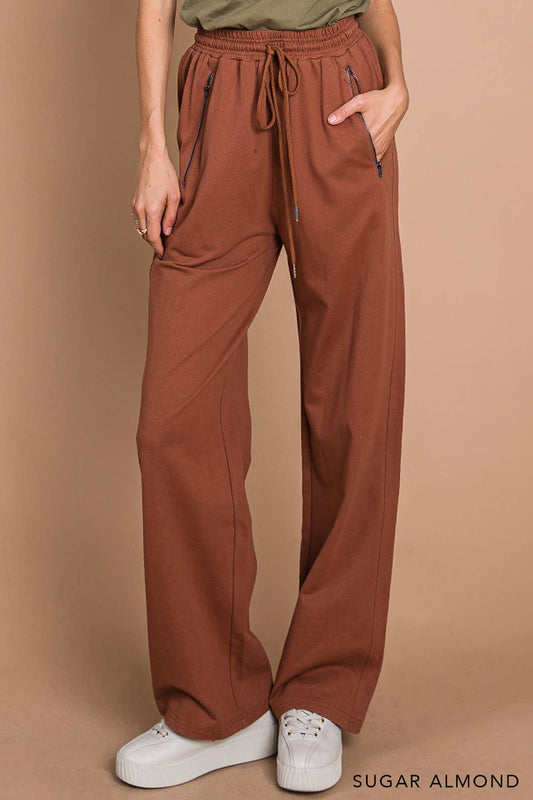 Vintage Washed Women's Cotton Terry Pants