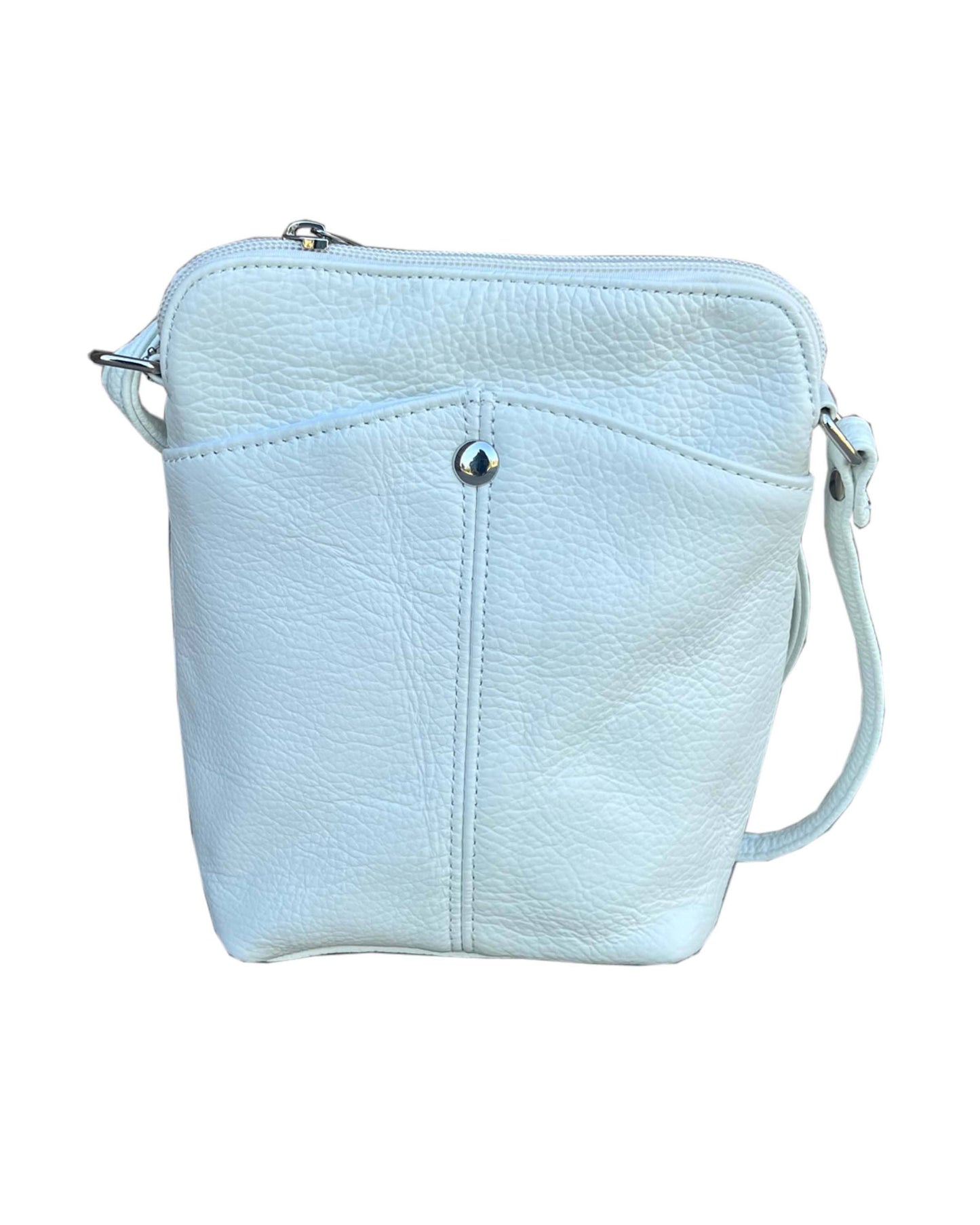 Cowhide Leather Mini Crossbody