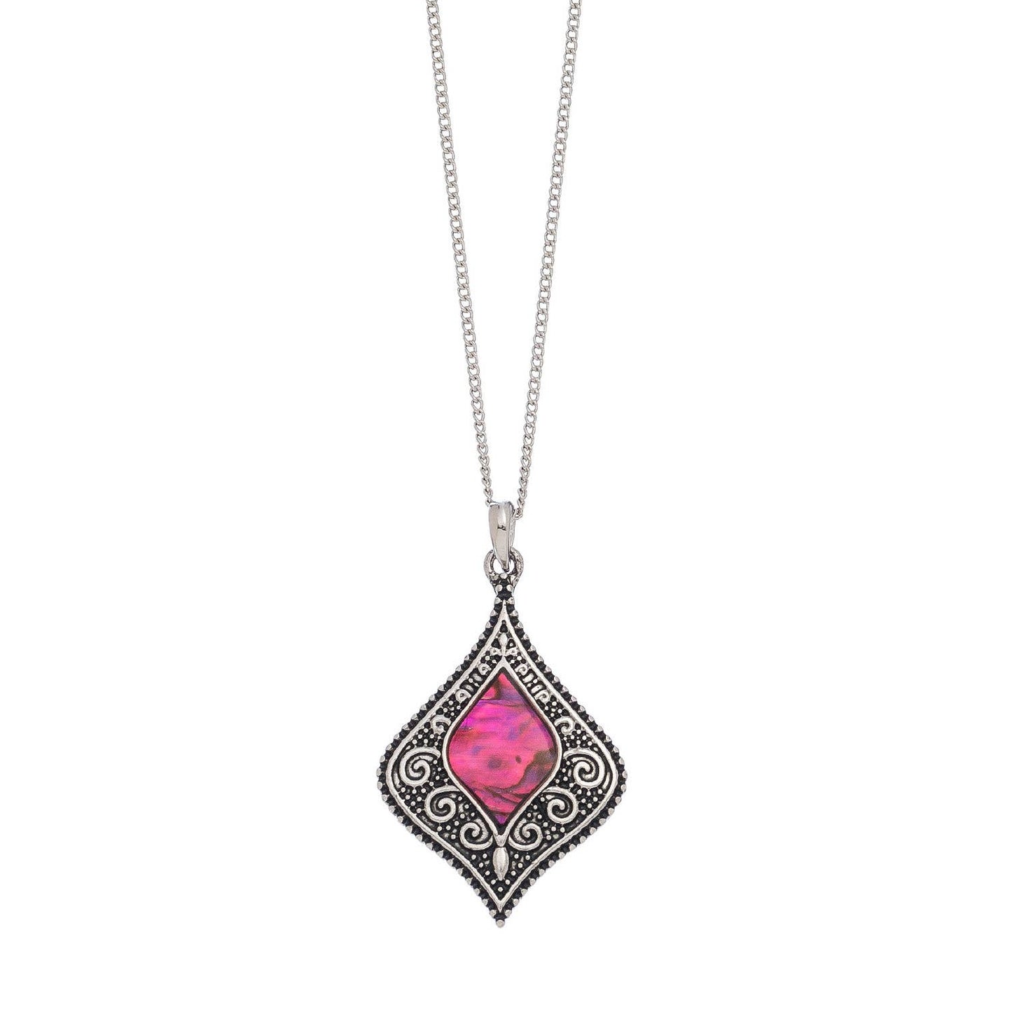 Abalone Shell Vintage Pendant Necklace