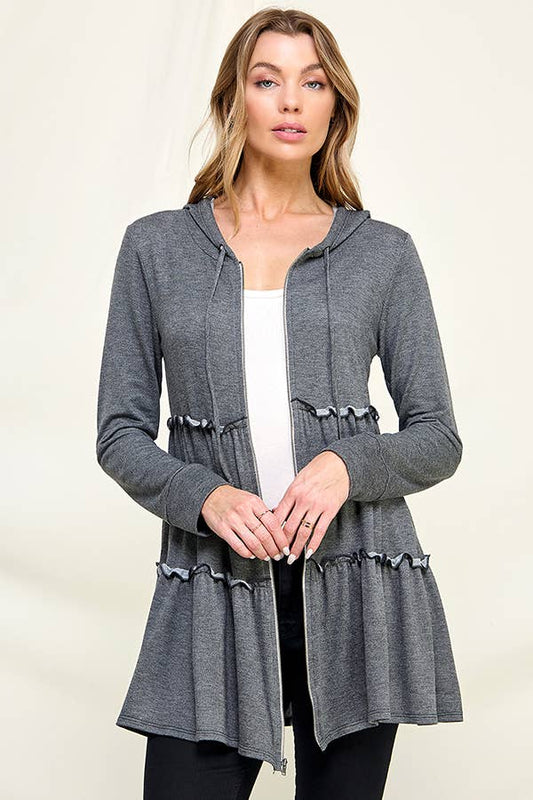 Knit Hoodie Tunic
