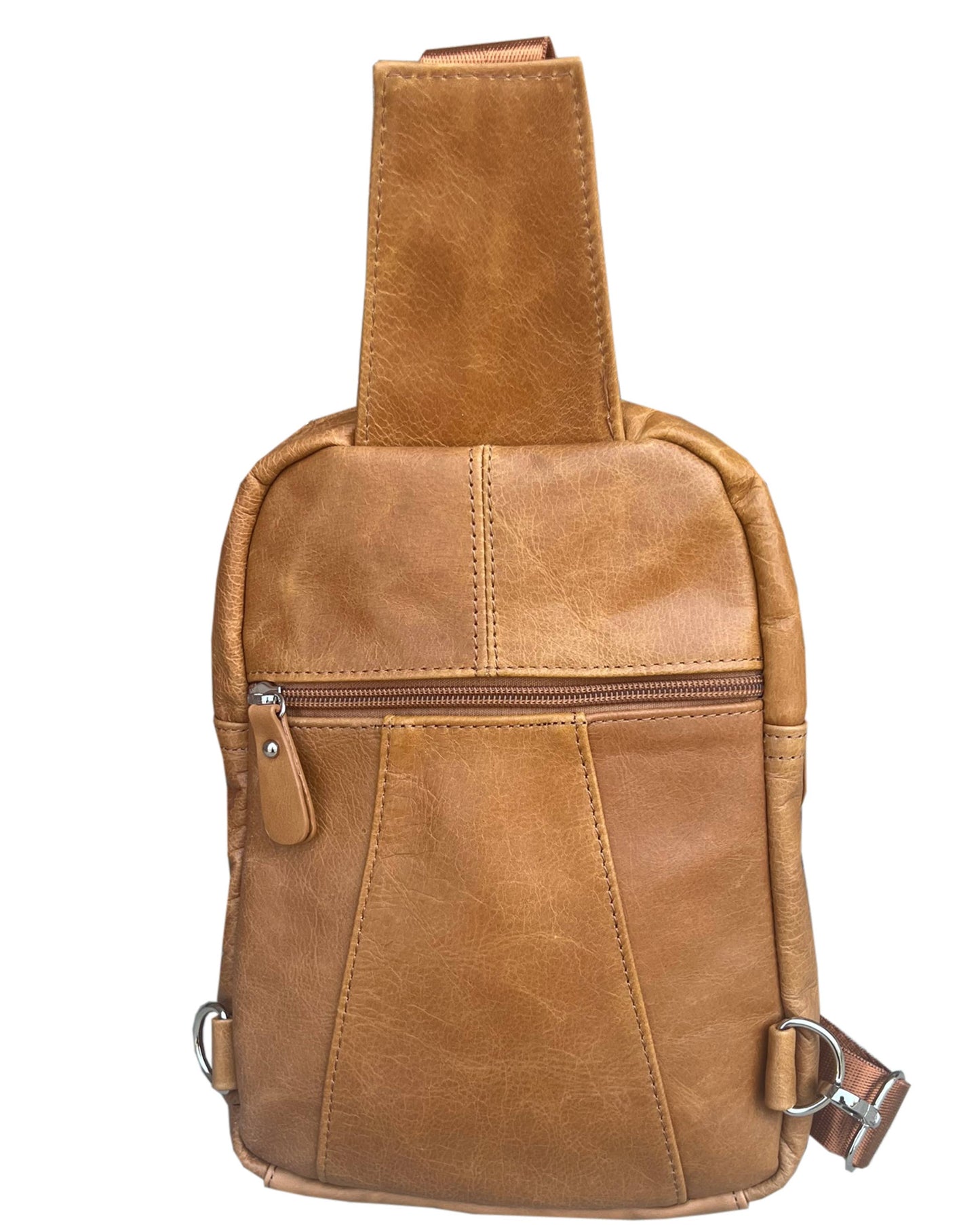 Cowhide Leather Sling Backpack
