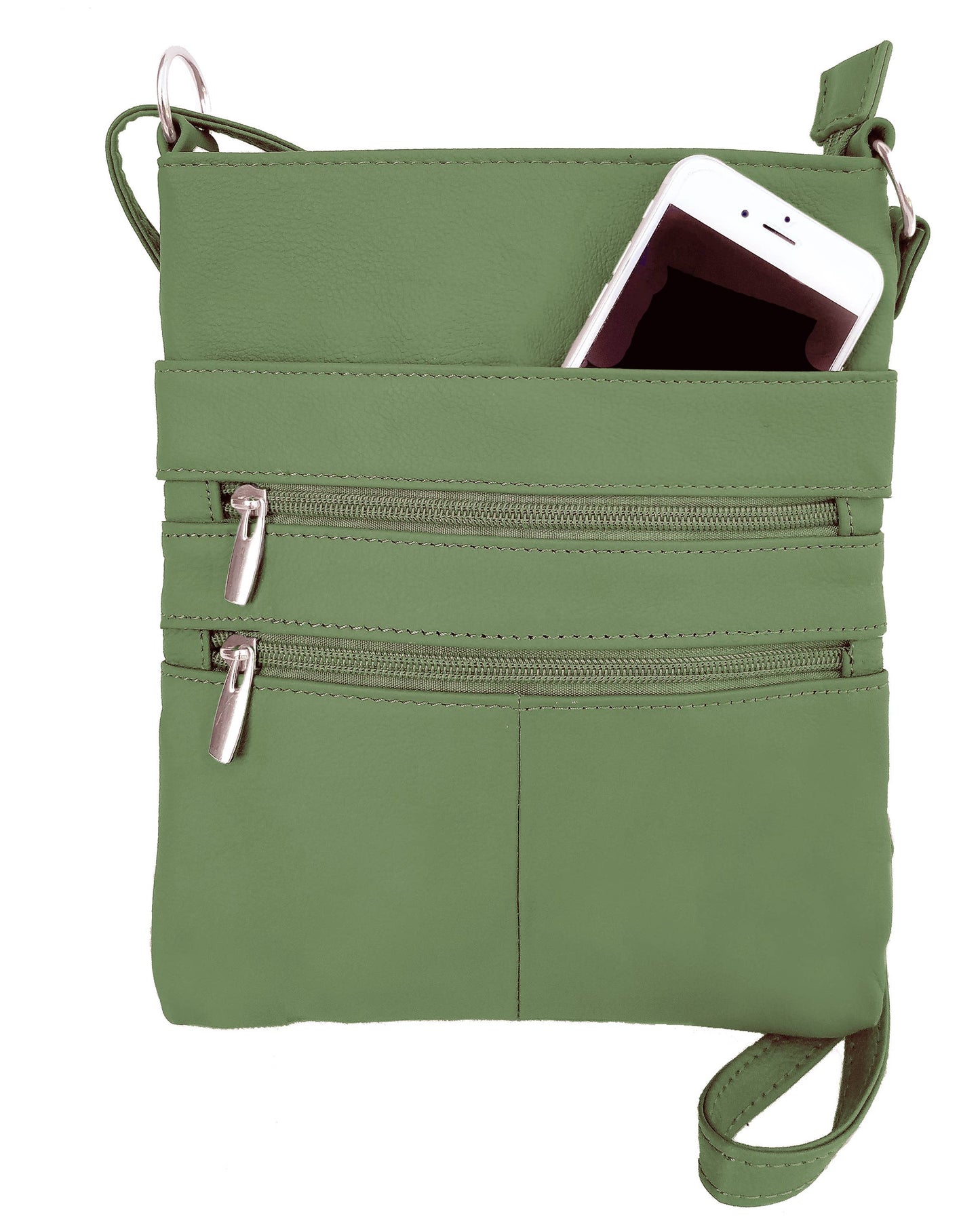 Cowhide Leather Crossbody Bag