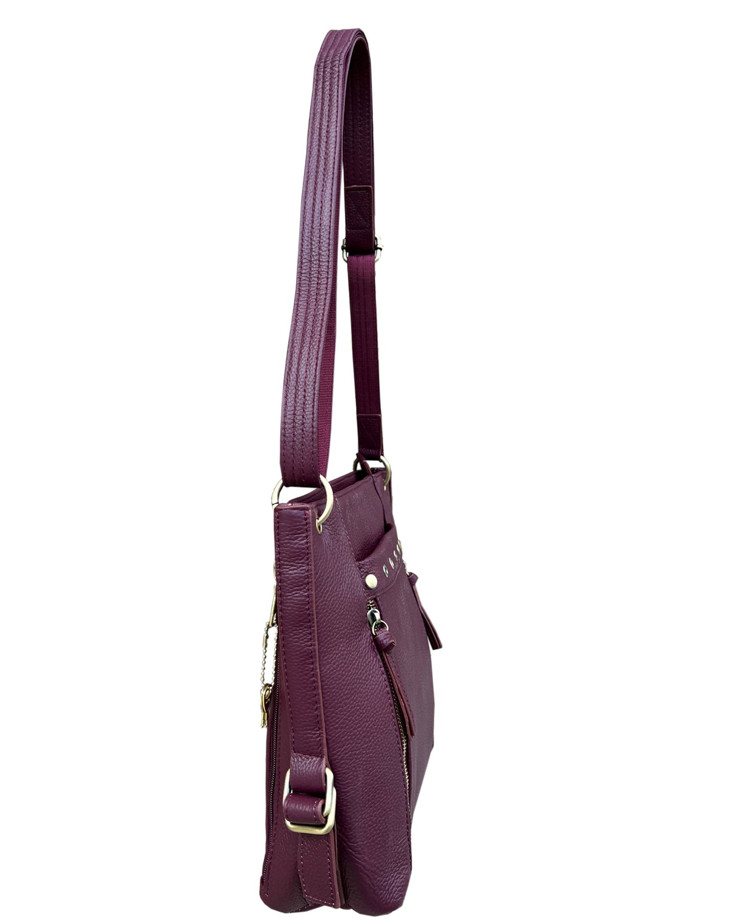 Cowhide Leather Crossbody Shoulder Bag