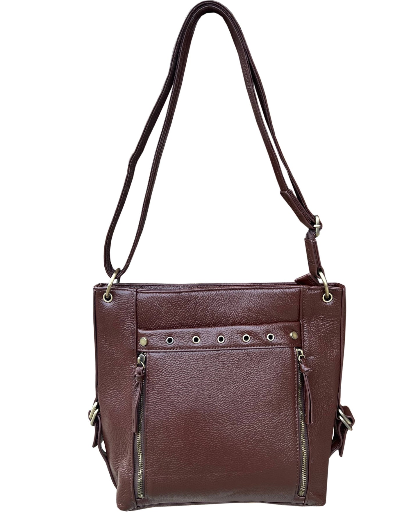Cowhide Leather Crossbody Shoulder Bag