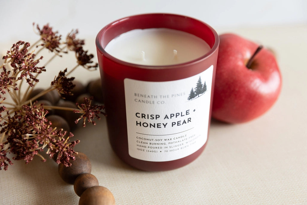 Beneath the Pines Candle Co. - Crisp Apple + Honey Pear
