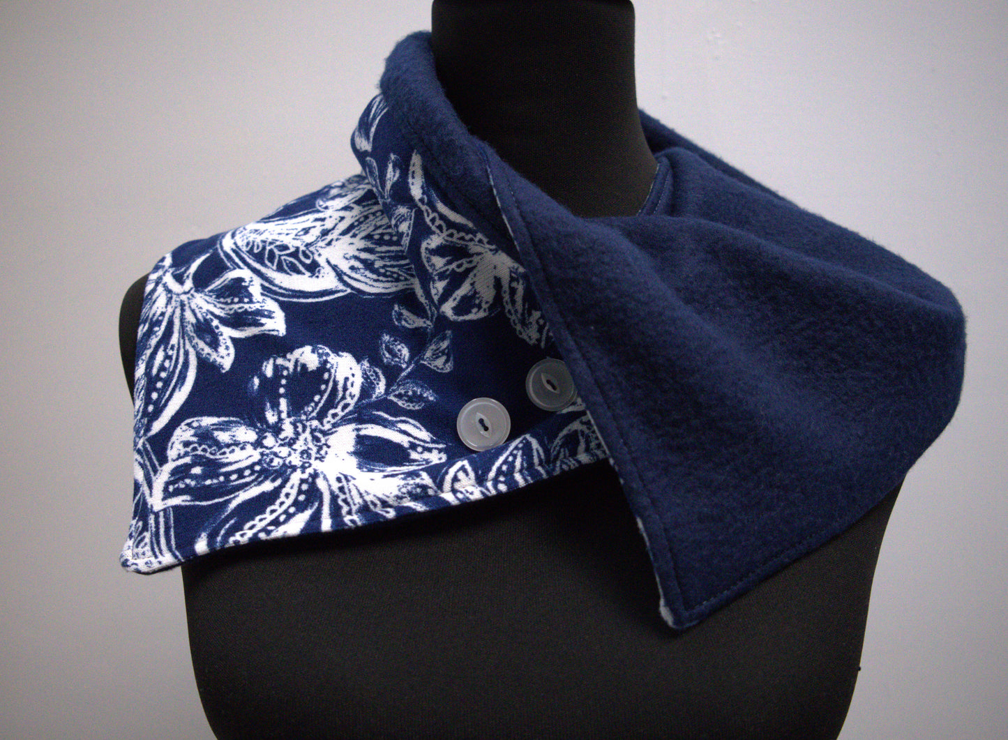 LKC Paisley Cowl Button Scarf