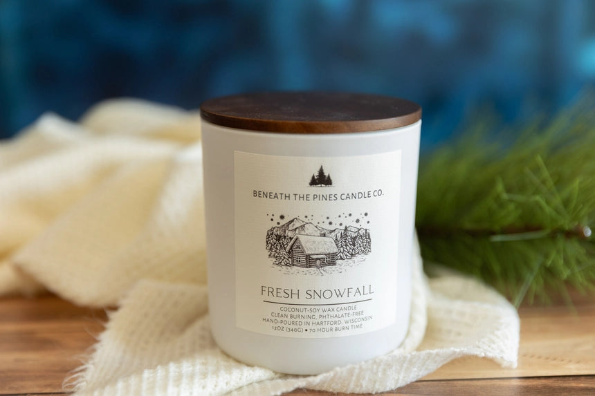 Beneath the Pines Candle Co. - Fresh Snowfall