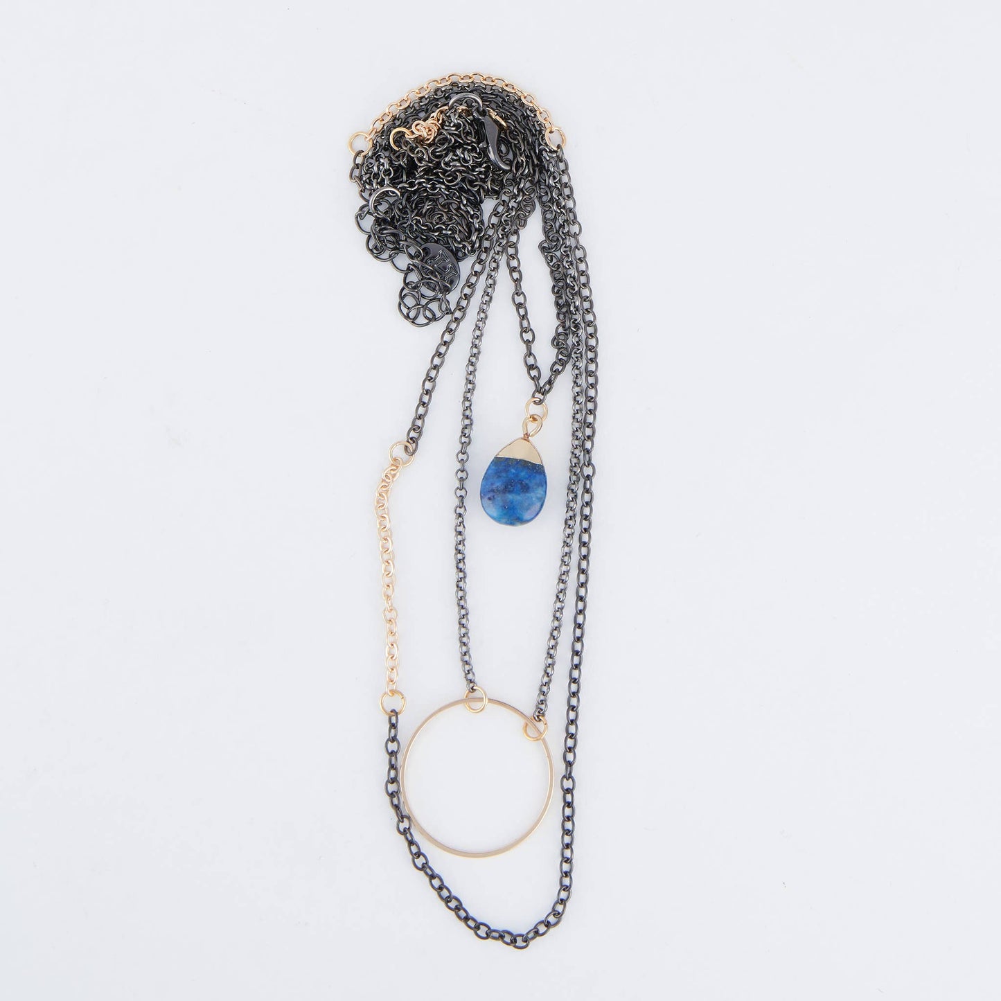 Linc Layered Ring 20" Pendant Necklace