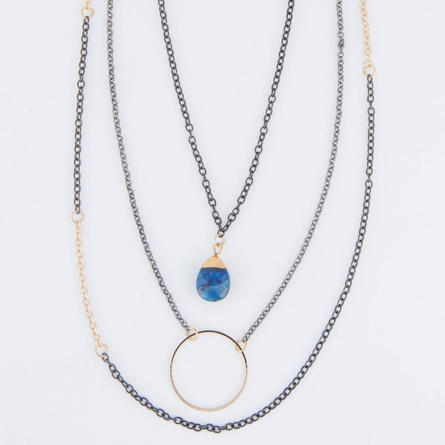 Linc Layered Ring 20" Pendant Necklace