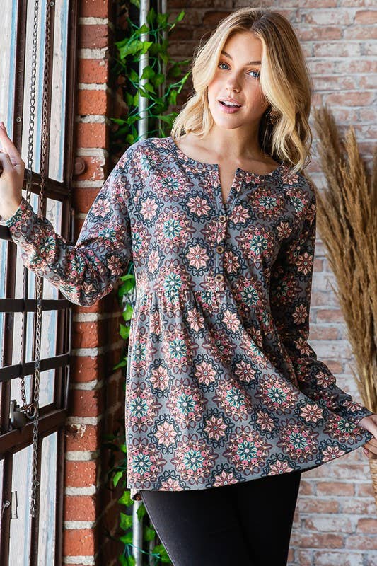 ET6755-24 BABYDOLL TOP