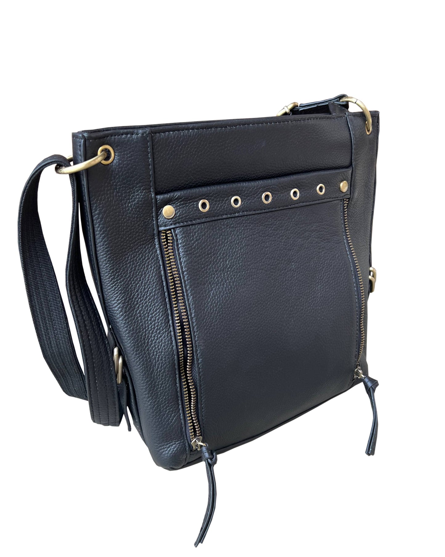 Cowhide Leather Crossbody Shoulder Bag