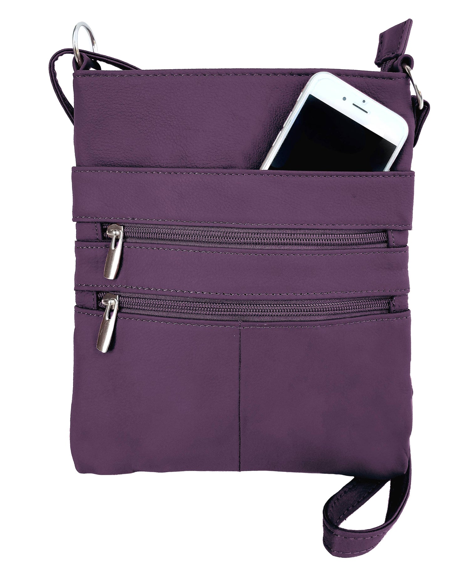 Cowhide Leather Crossbody Bag
