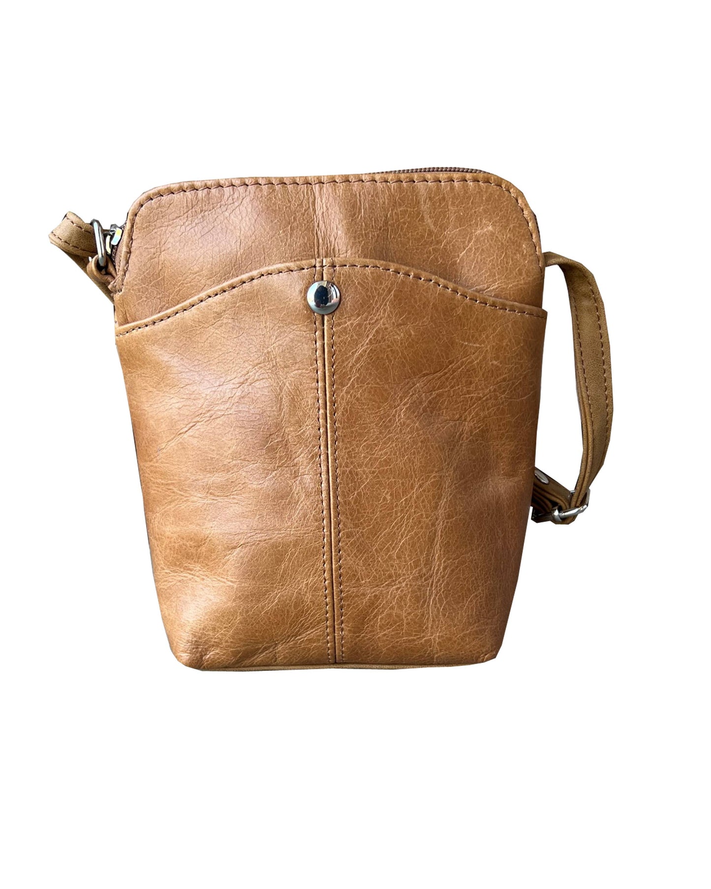Cowhide Leather Mini Crossbody