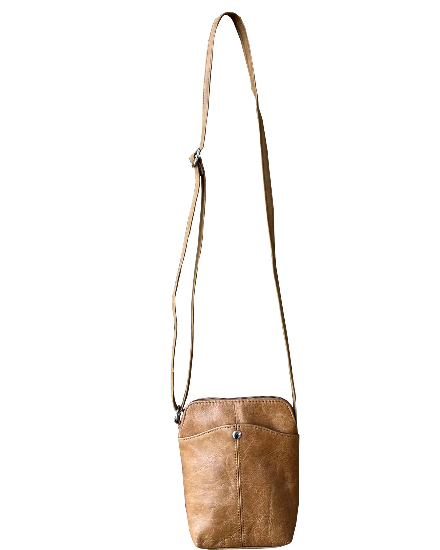 Cowhide Leather Mini Crossbody