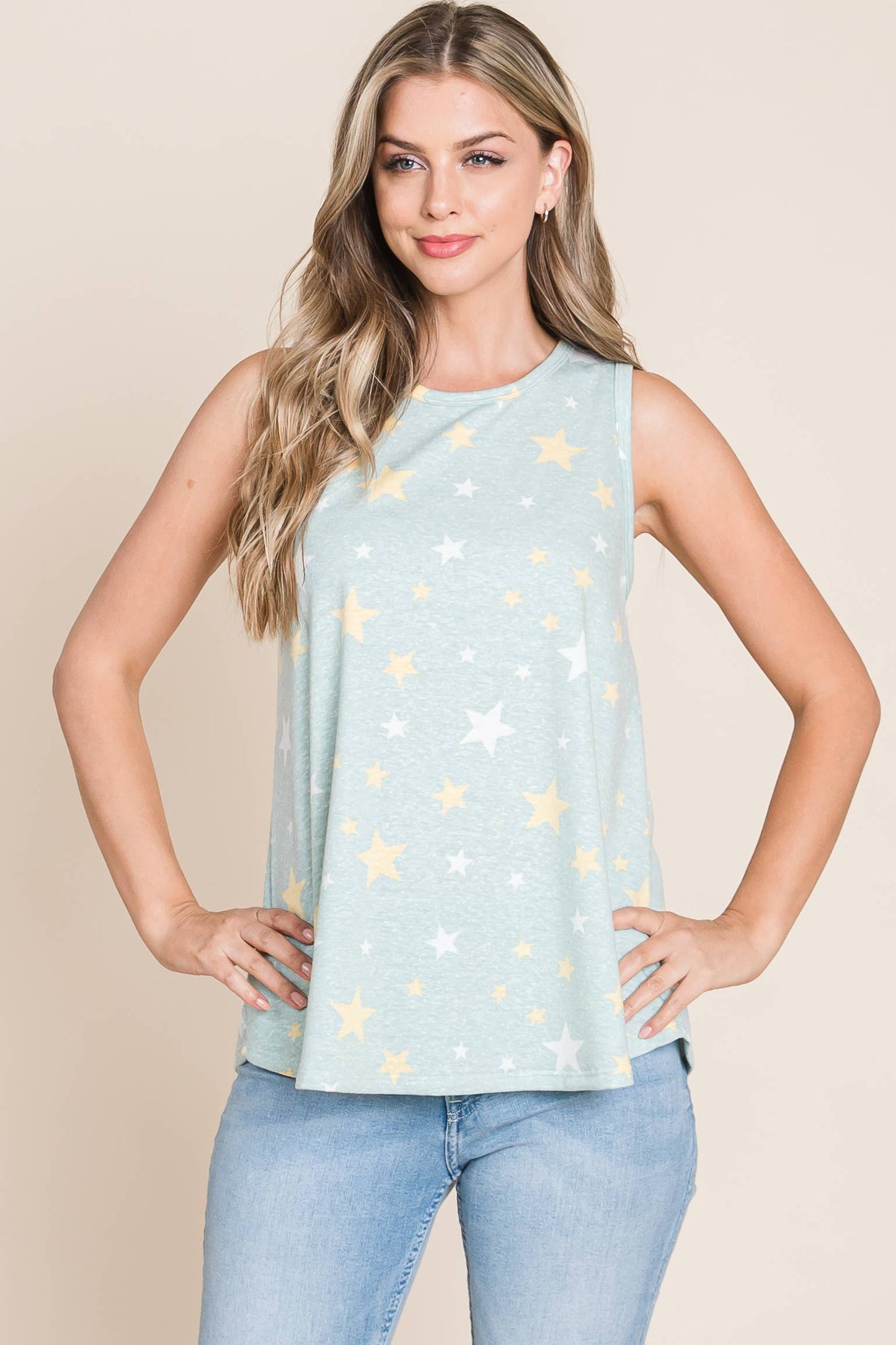 Star Print Swing Tank